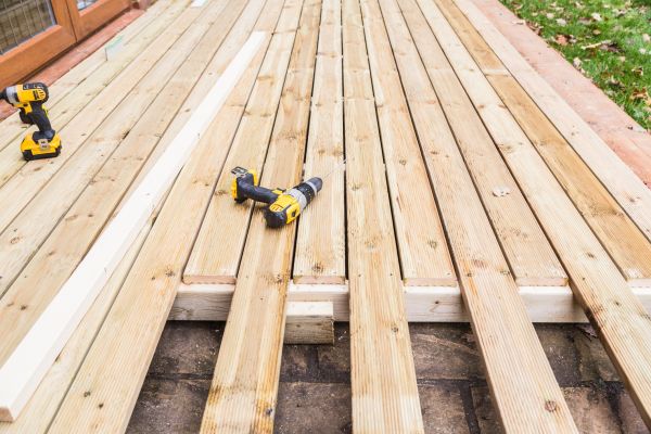 Damaged Deck Boards Repair in Broken Arrow