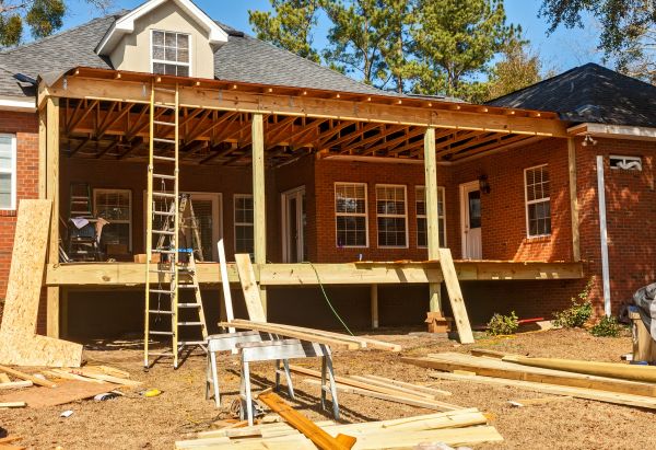 Sagging Deck Repair in Broken Arrow